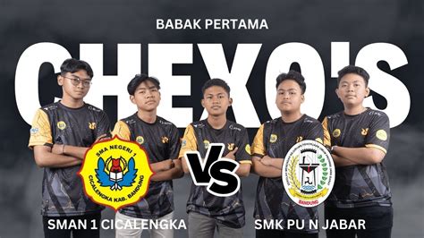 SMAN 1 CICALENGKA VS SMK PU N JABAR BABAK PERTAMA YouTube