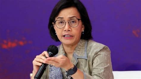 Menkeu Sri Mulyani Target Penerimaan Pajak Tercapai Persen Secara