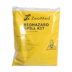 Zeomed Biohazard Spill Kit Each Livingstone It