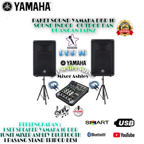 Jual Paket Sound System Speaker Yamaha Dbr Sound Aktif Bisa