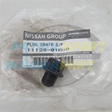 Genuine Nissan Patrol Gu Y Tb Tb Rd Td Ti Sump Plug Small Mm