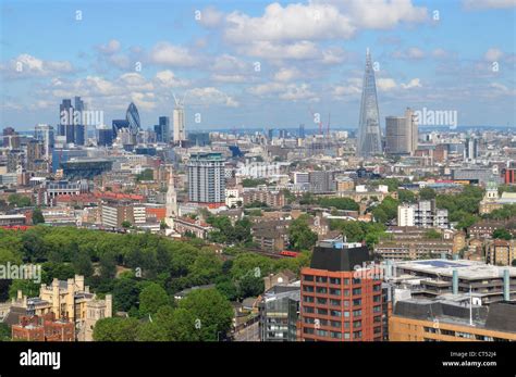 Skyline of London as seen from The Millbank Tower Stock Photo - Alamy