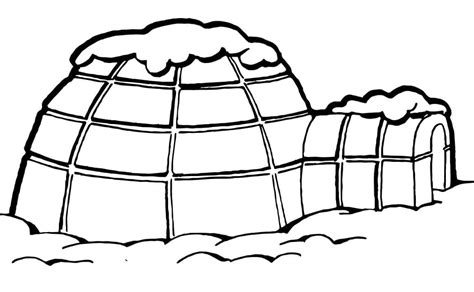 Desenhos De Iglu Para Colorir Pintar E Imprimir Colorironline