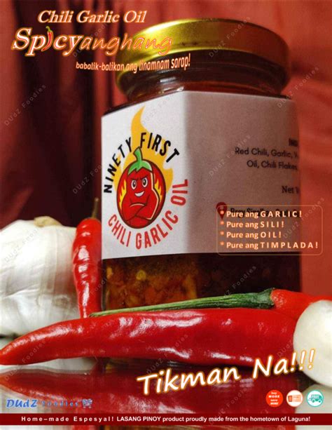 [set Of 12] Ninety First Original Chili Garlic Oil Masarap Espesyal