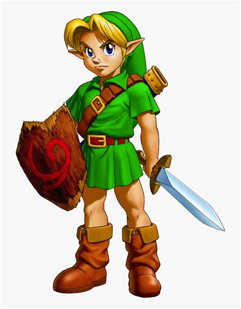 Link Zelda Ocarina Of Time, HD Png Download - kindpng