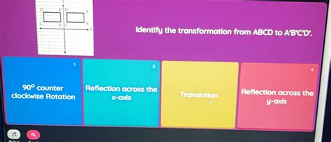 Solved Identify The Transformation From ABCD To A B C D C D 1 90