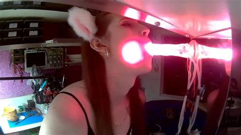 Cветящийся дилдо глубокая глотка LED Dildo