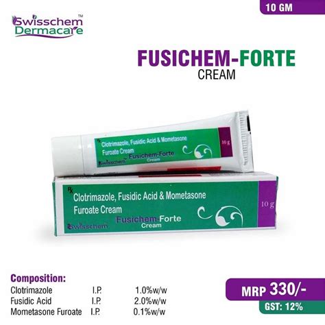 Fusichem Forte Clotrimazole Fusidic Acid And Mometasone Furoate Cream