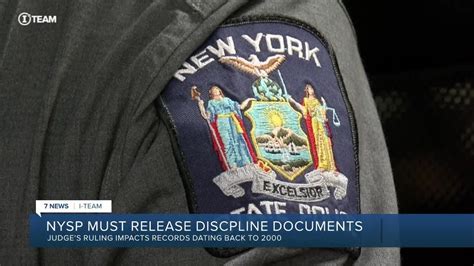 I Team New York State Police Must Release Discipline Documentation Youtube