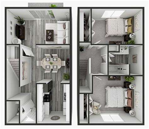 Floor Plans - Emerald Square Apartments