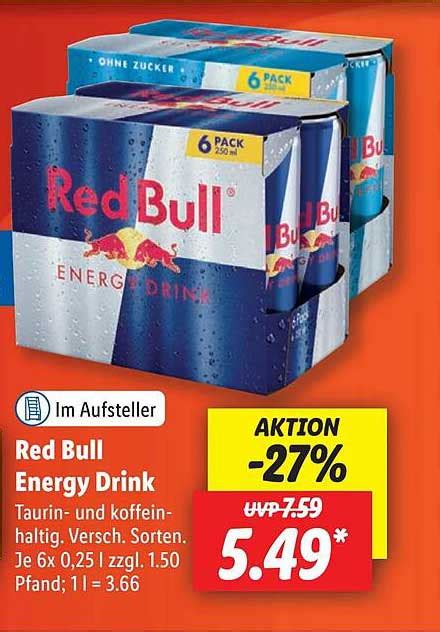 Red Bull Energy Drink Angebot Bei Lidl Prospekte De