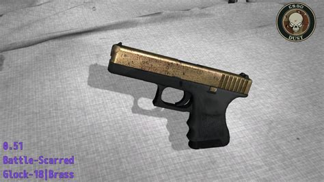 Glock 18 Brass Wear Float Youtube