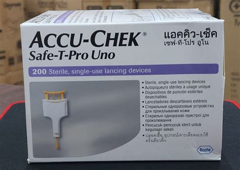 Jarum Lancet Accu Chek Safe T Pro Uno Isi Pcs Lazada Indonesia