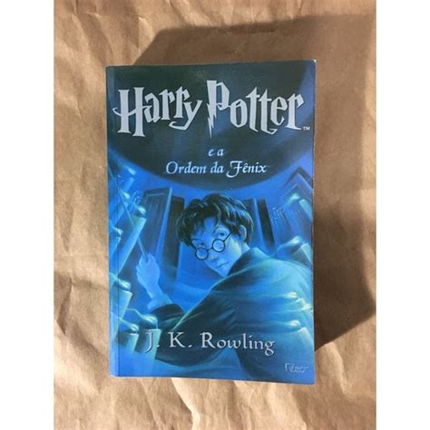 Livro Harry Potter E A Ordem Da F Nix Shopee Brasil