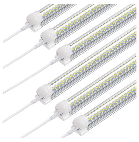 Pack Ft Led Shop Light Fixture W Lm K Led T Tube