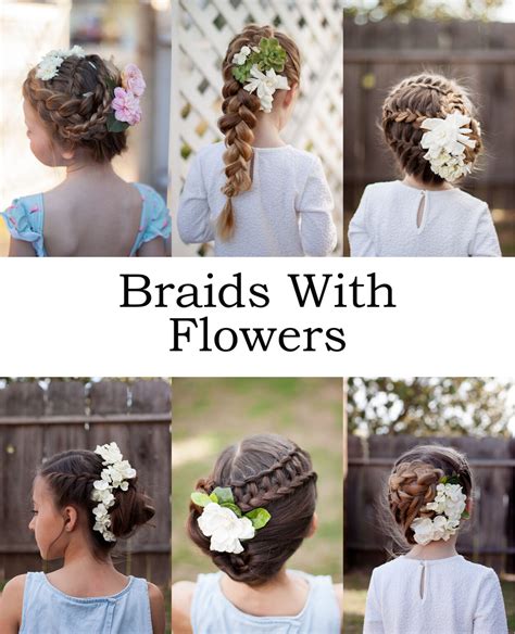 Braids With Flowers - Cute Girls Hairstyles