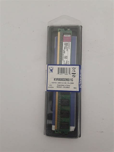 Kingston KVR800D2N5 2G 2 GB PC2 6400 DDR2 800 DDR2 RAM 800 MHz