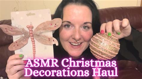 ASMR Christmas Decorations Haul YouTube