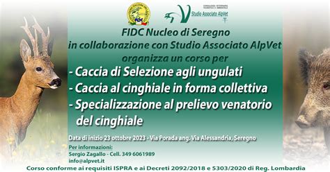 Corso Per Abilitazione Caccia Di Selezione Agli Ungulati Collettiva Al