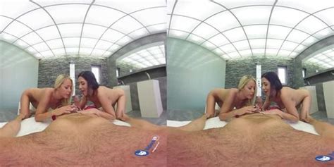 BaDoink VR 7th Heaven With Christen And Julia VR Porn Julia De Lucia Christen Courtney