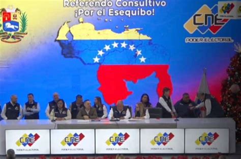 Cne Anuncia Victoria Del Sí En Referendo Por El Esequibo Con Más De 10 Millones De Votos