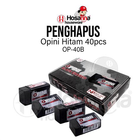 Jual 40pcs Penghapus OPINI Penghapus Pembersih Tulisan Eraser