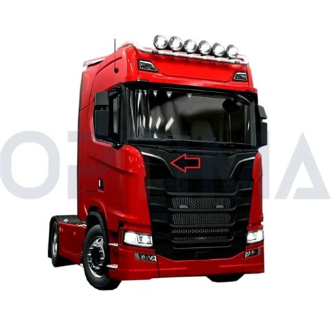 LISTWA OZDOBNA ATRAPY CHROM PRAWA SCANIA R S 17