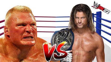 WWE 2K22 Dolph Ziggler Vs Brock Lesnar The Match Of The Millennium