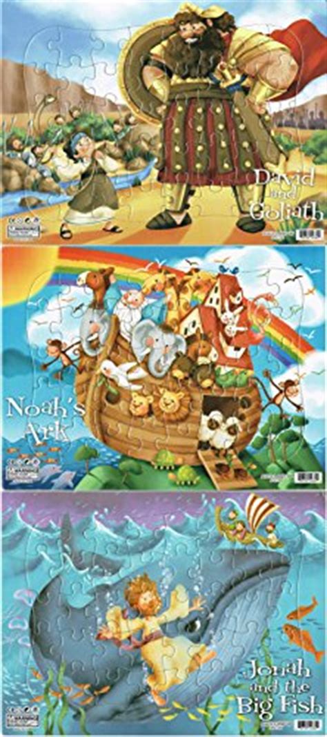 Buy Noahs Ark Jonah And The Big Fish David And Goliath Set Of 3 40