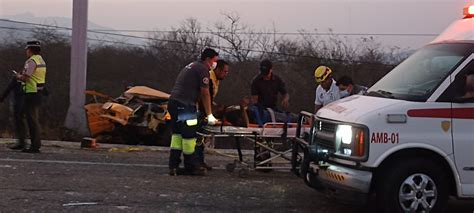 Accidente De Taxi En Oaxaca Deja Dos Muertos Y Heridos Migrantes Nvi Noticias