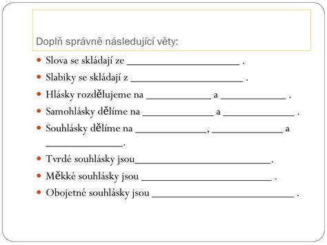 Anotace prezentace slouží k procvičování učiva z 2 ročníku ppt stáhnout