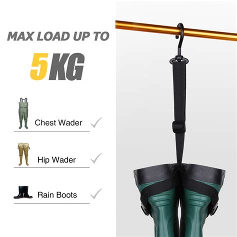 Goture Drying Fishing Wader Hanger Adjustable Hang Grandado