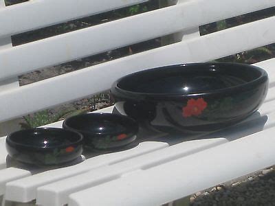 Vintage S Or S Okinawa Japan Bembo Lacquerware Raku Ryukyu