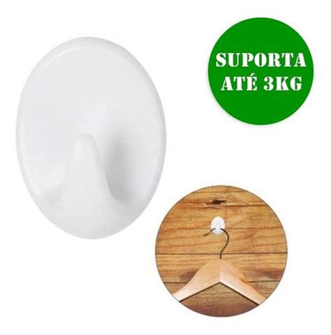 Kit Ganchos Dupla Face Parede Fixa Forte Aguenta Kg Mercadolivre