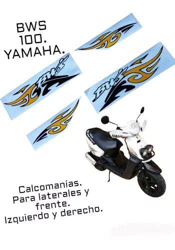 Calcoman As Para Yamaha Bws Laterales Y Frente Vinil Mercadolibre