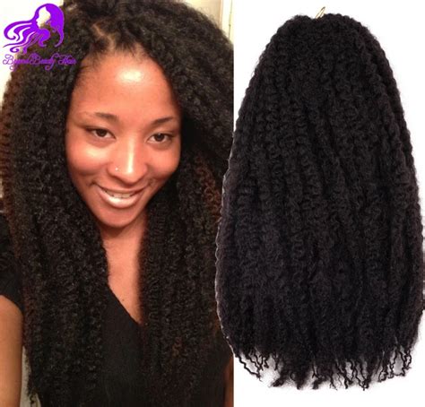 Freetress Afro Kinky Marley Braid Extensions 18 Senegalese Marley