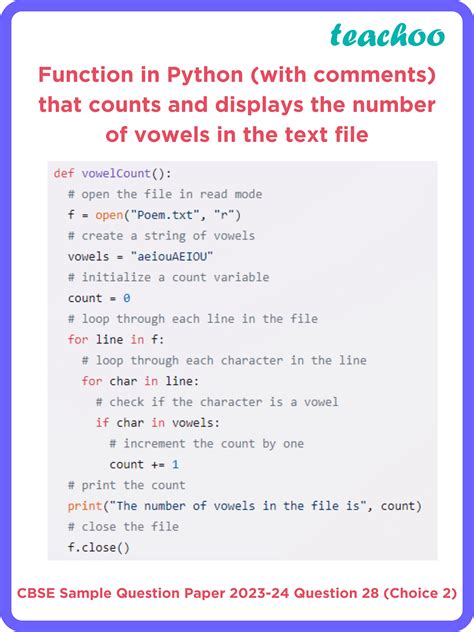 Write A Function Vowelcount In Python That Counts And Displays