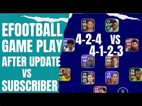 Formation Efootball Vs Subscriber Efootball