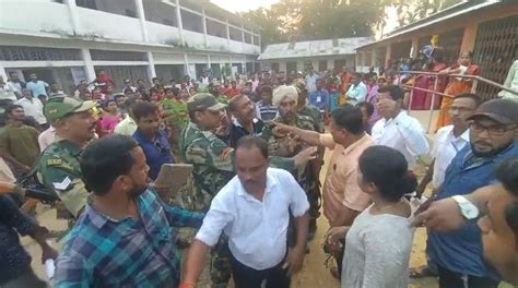 Bjp Leader Seen Slapping Tripura Polling Official In Viral Video Arrested