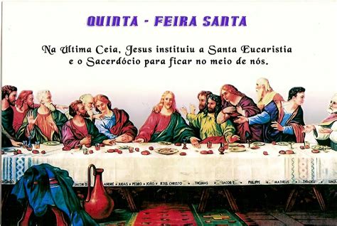 Blog Do Ilivaldo Duarte QUINTA FEIRA SANTA Eucaristia Sacramento Do Amor