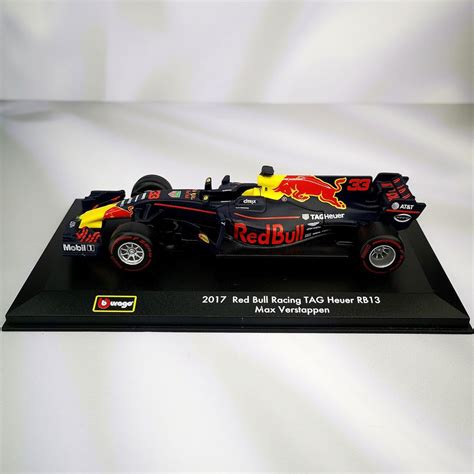 Redbull Rb Max Verstappen Caja Acrilica Burago Tienda