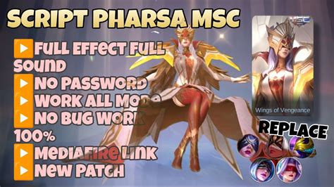 New Script Skin Pharsa Msc Hierophant No Password Full Effect Sound