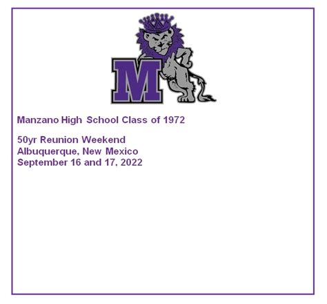 Manzano High School Class of 1972