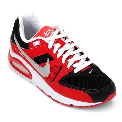 Tênis Nike Air Max Command Masculino Preto E Vermelho Netshoes