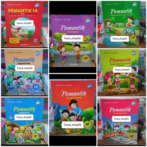 Jual New Buku Pemantik Sd Mi Kelas A B C D E F G H Revisi K