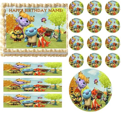 Items similar to Wallykazam Characters Party Edible Cake Topper Frosting Sheet Image - All Sizes ...