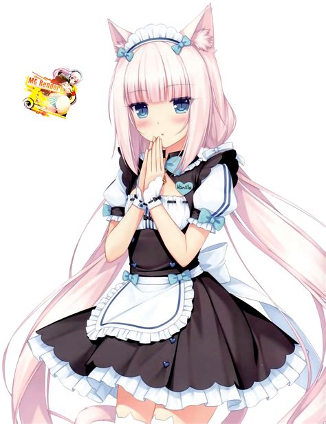 Vanilla Render Maid Nekomimi Png