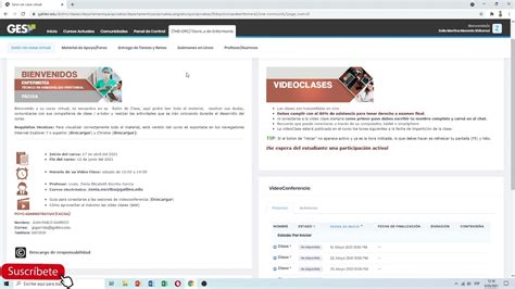 Como Ver Videos De Las Clases Grabadas En La GES YouTube