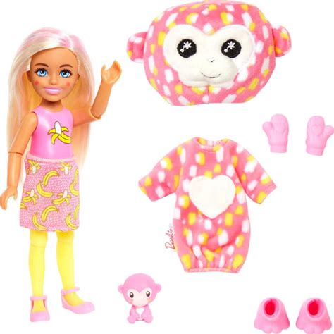 Dumyah Barbie Cutie Reveal Jungle Series Chelsea Monkey Doll Amman