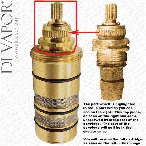 M12HJ8 Thermostatic Shower Cartridge For Concealed Shower Valves